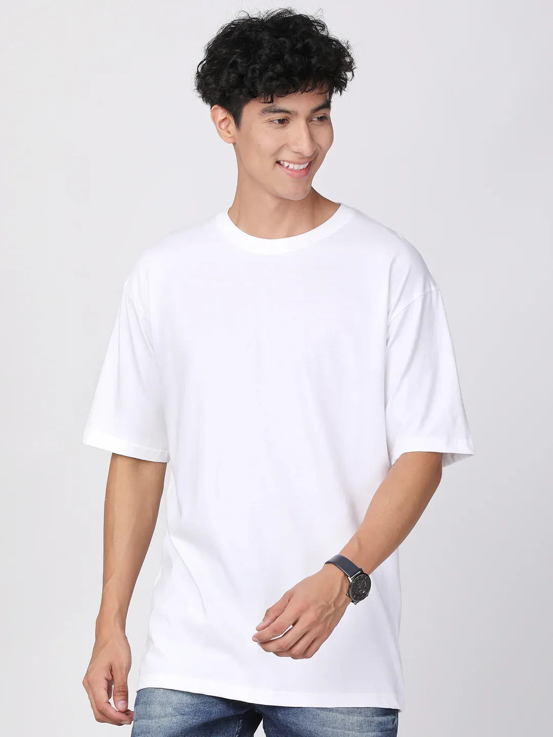 Man Shirts Over size T-shirt White